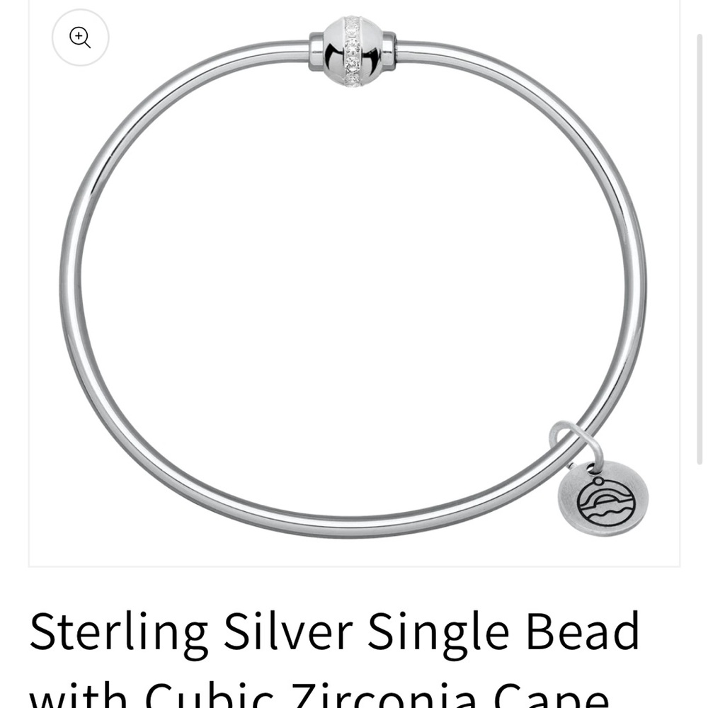 Cape Cod bracelet with cubic zirconia